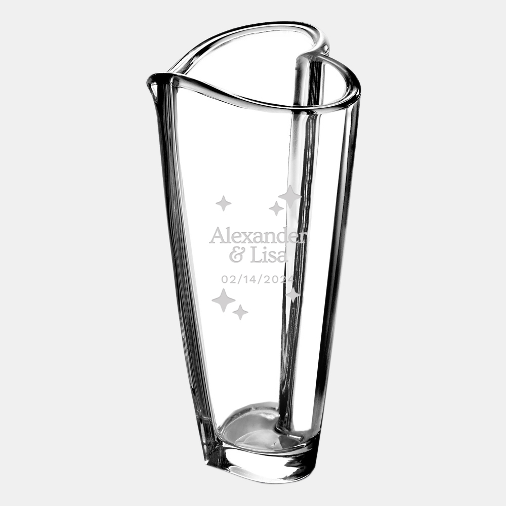 Pre-Designed Stars Orrefors Heart Vase